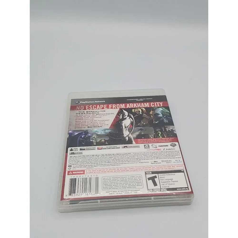 Batman Arkham City (Sony PlayStation 3, 2011) PS3 Game Complete